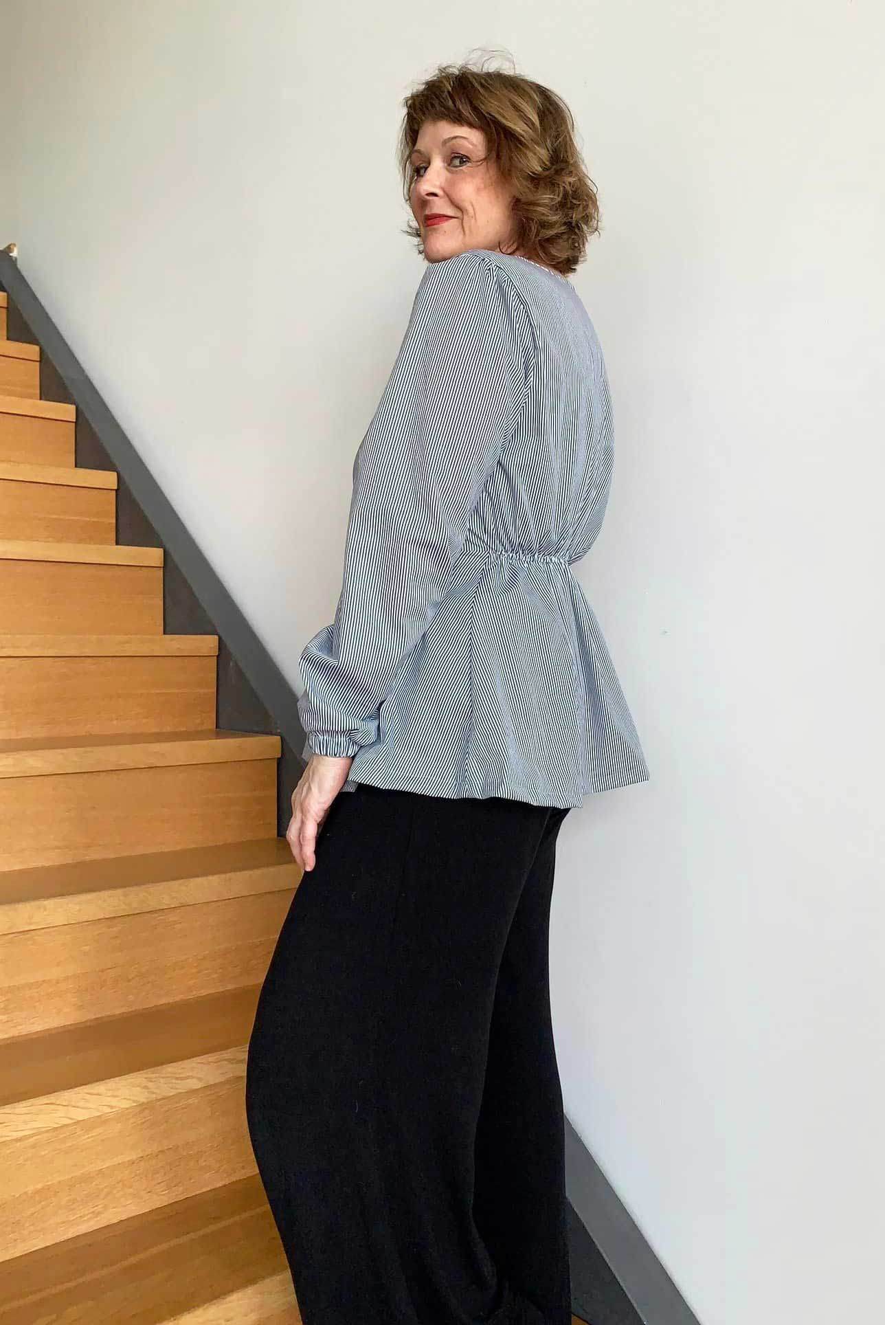 Schnittmuster Schößchen Bluse ALOE (34-46) - Sewando