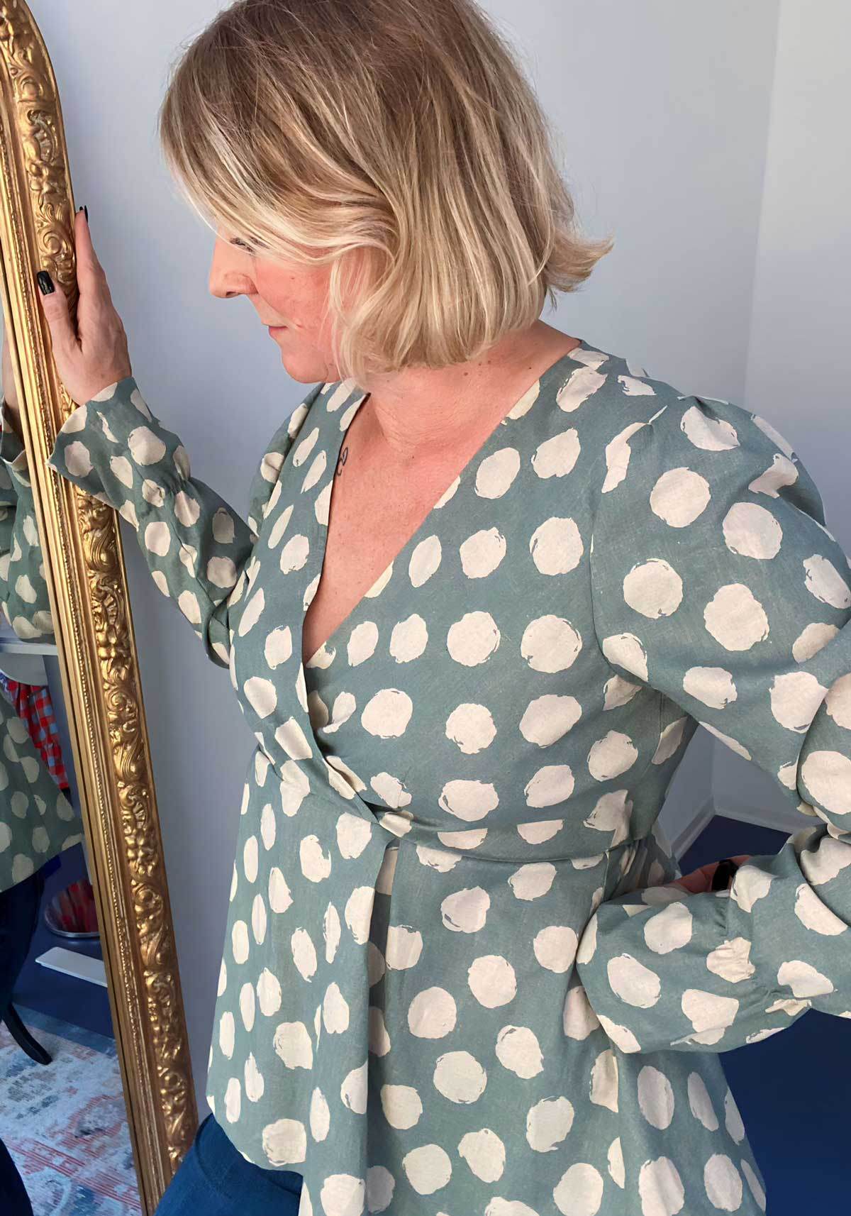Schnittmuster Schößchen Bluse ALOE (34-46) - Sewando