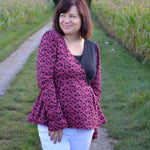 Schnittmuster Schößchen Bluse ALOE (34-46) - Sewando