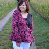 Schnittmuster Schößchen Bluse ALOE (34-46) - Sewando