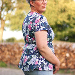 Schnittmuster Schößchen Bluse ALOE (34-46) - Sewando
