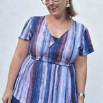 Schnittmuster Schößchen Bluse ALOE (34-46) - Sewando
