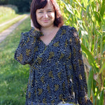 Schnittmuster Schößchen Bluse ALOE (34-46) - Sewando