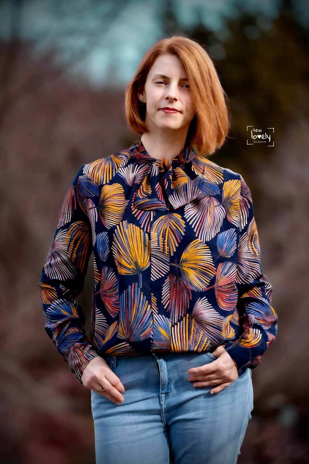 Schnittmuster Bluse „Blüte der Vielfalt“ Damen Gr. 32 - 62 - Sewando