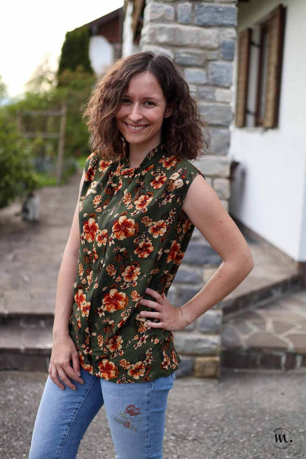 Schnittmuster Bluse „Blüte der Vielfalt“ Damen Gr. 32 - 62 - Sewando