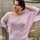 Schnittmuster Kleid, Shirt mit Fledermausärmeln GULA (34-52) : - Sewando