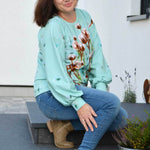 Schnittmuster Jersey Bluse CASTANHA (32-56) : - Sewando