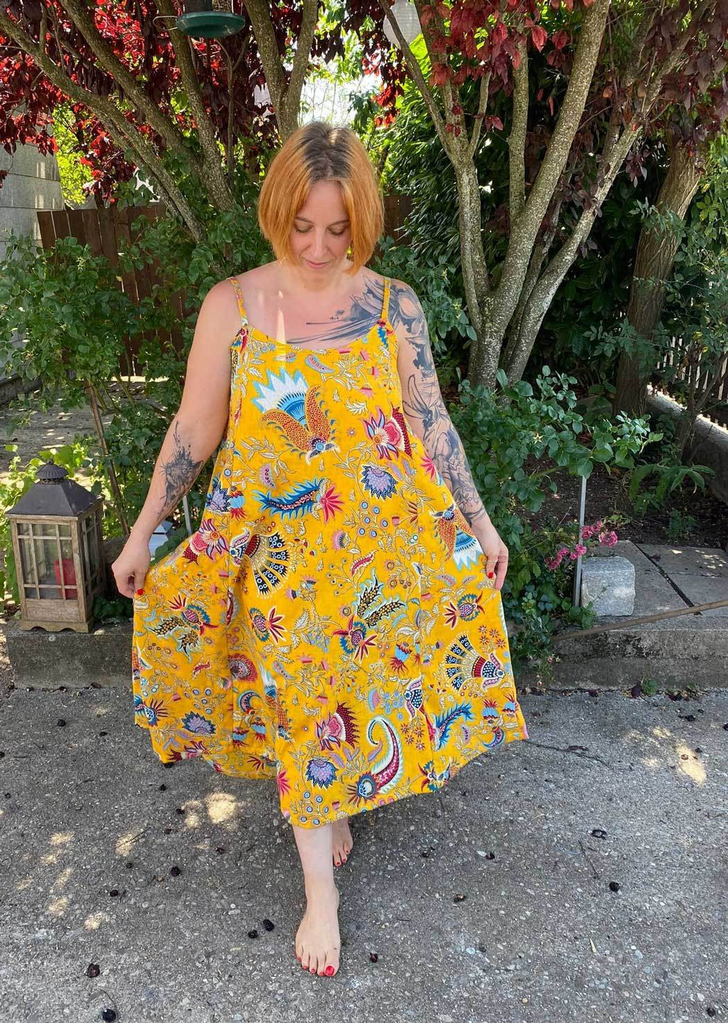 Schnittmuster Sommerkleid Maxi Kleid BEIJO (32-58) : - Sewando