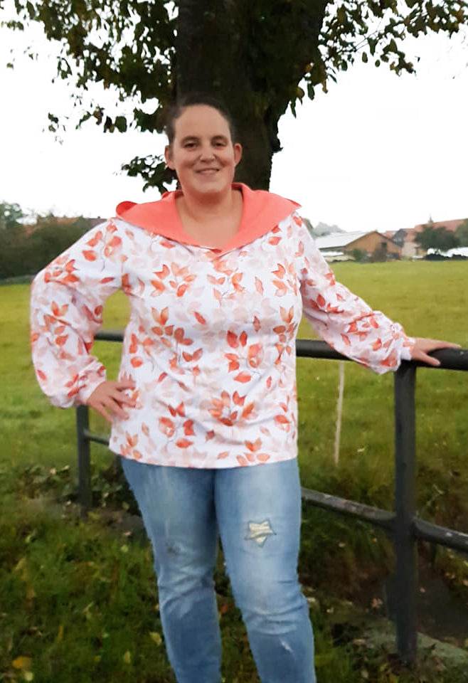 Schnittmuster Pullover mit Kapuzenkragen ACEROLA (34-58) : - Sewando
