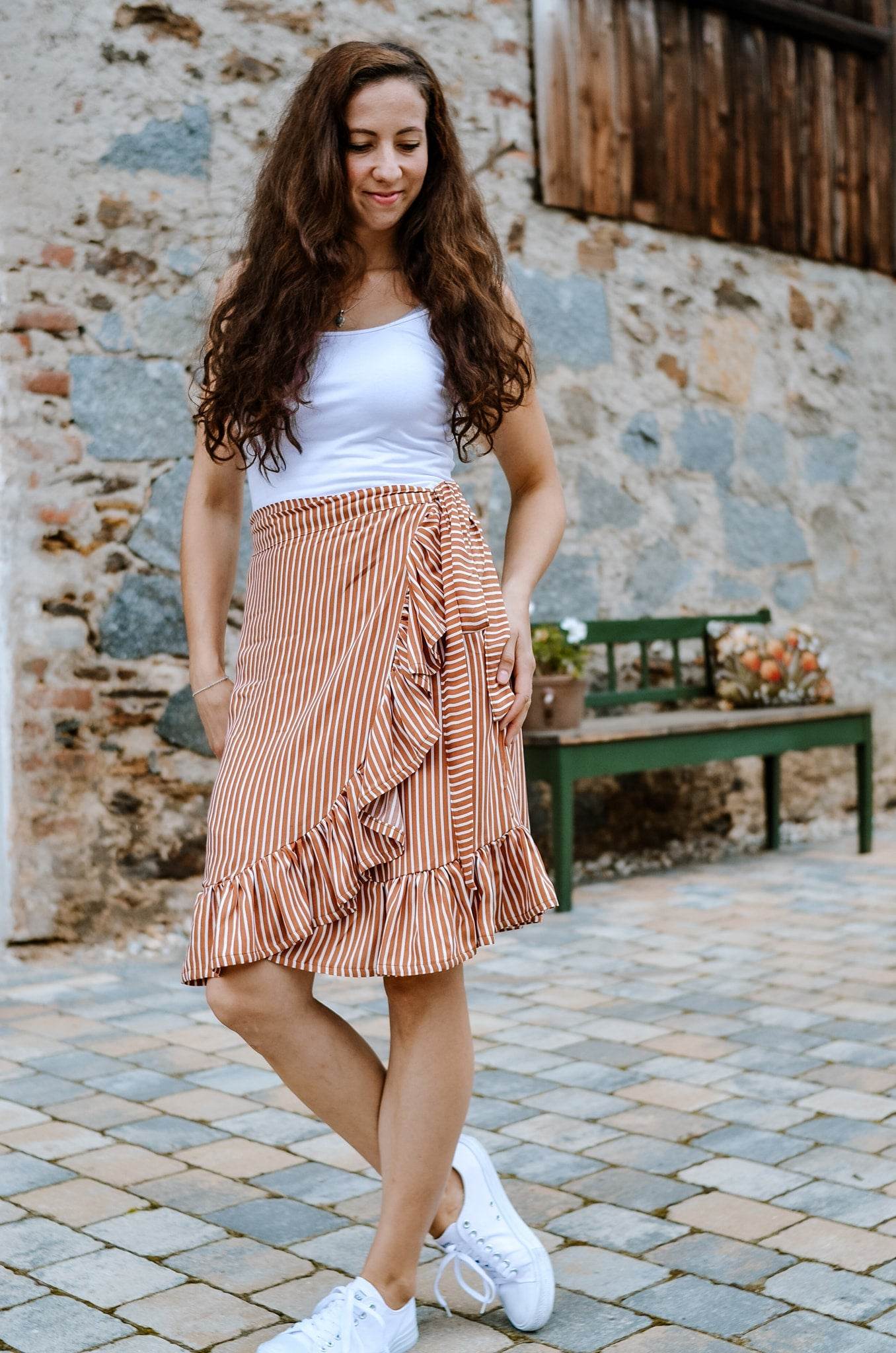 Schnittmuster Wickelrock PITANGA (34-58) - Sewando