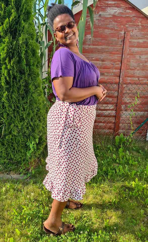 Schnittmuster Wickelrock PITANGA (34-58) - Sewando