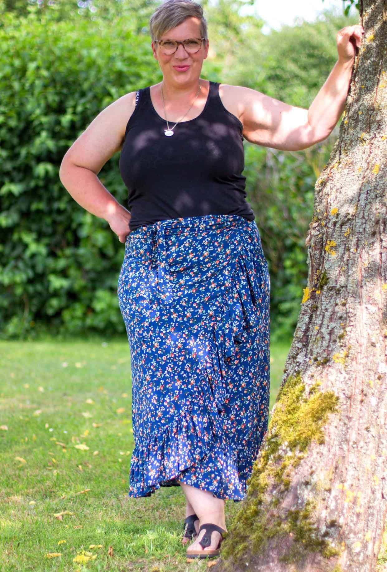 Schnittmuster Wickelrock PITANGA (34-58) - Sewando