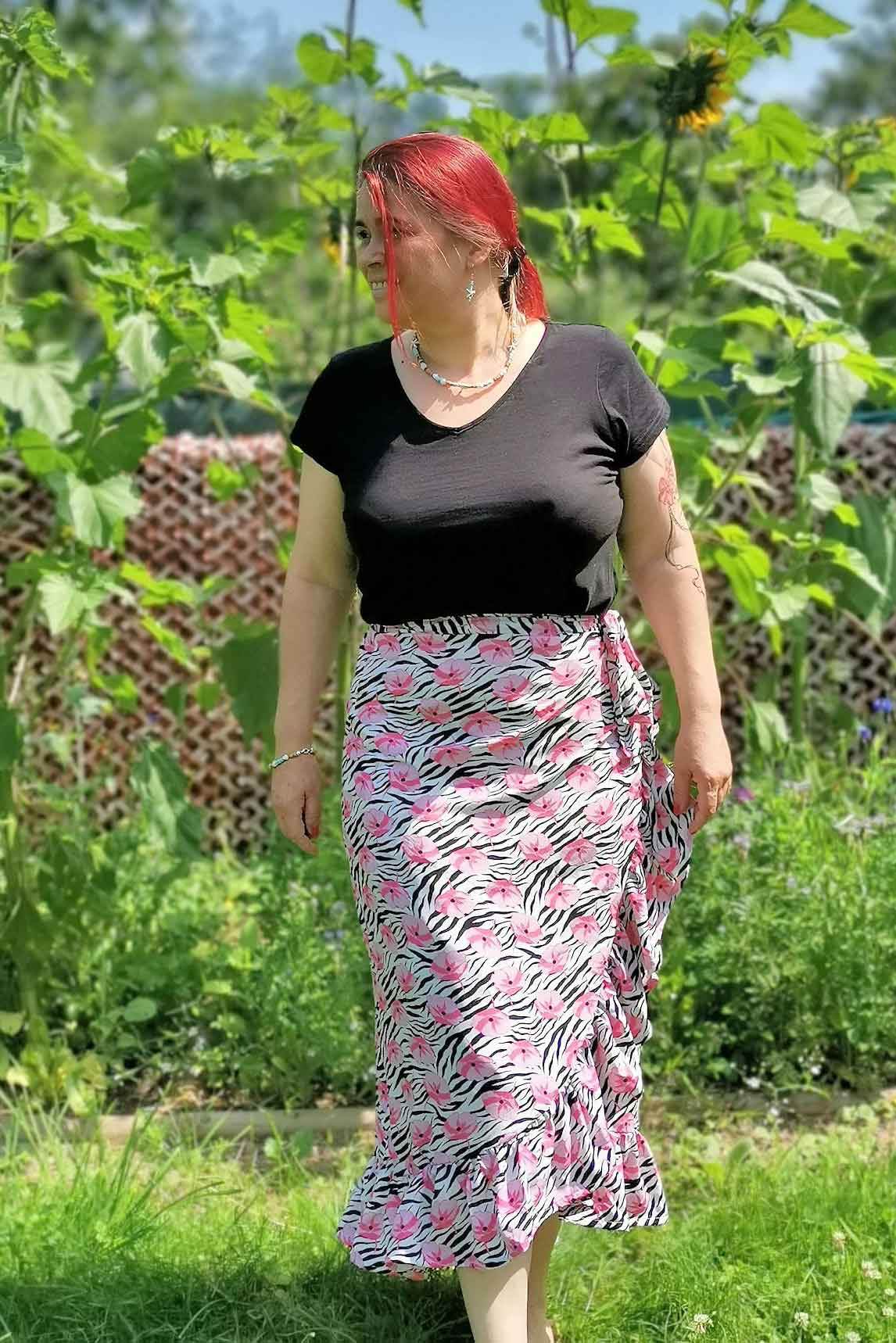 Schnittmuster Wickelrock PITANGA (34-58) - Sewando