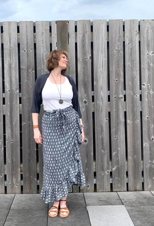 Schnittmuster Wickelrock PITANGA (34-58) - Sewando