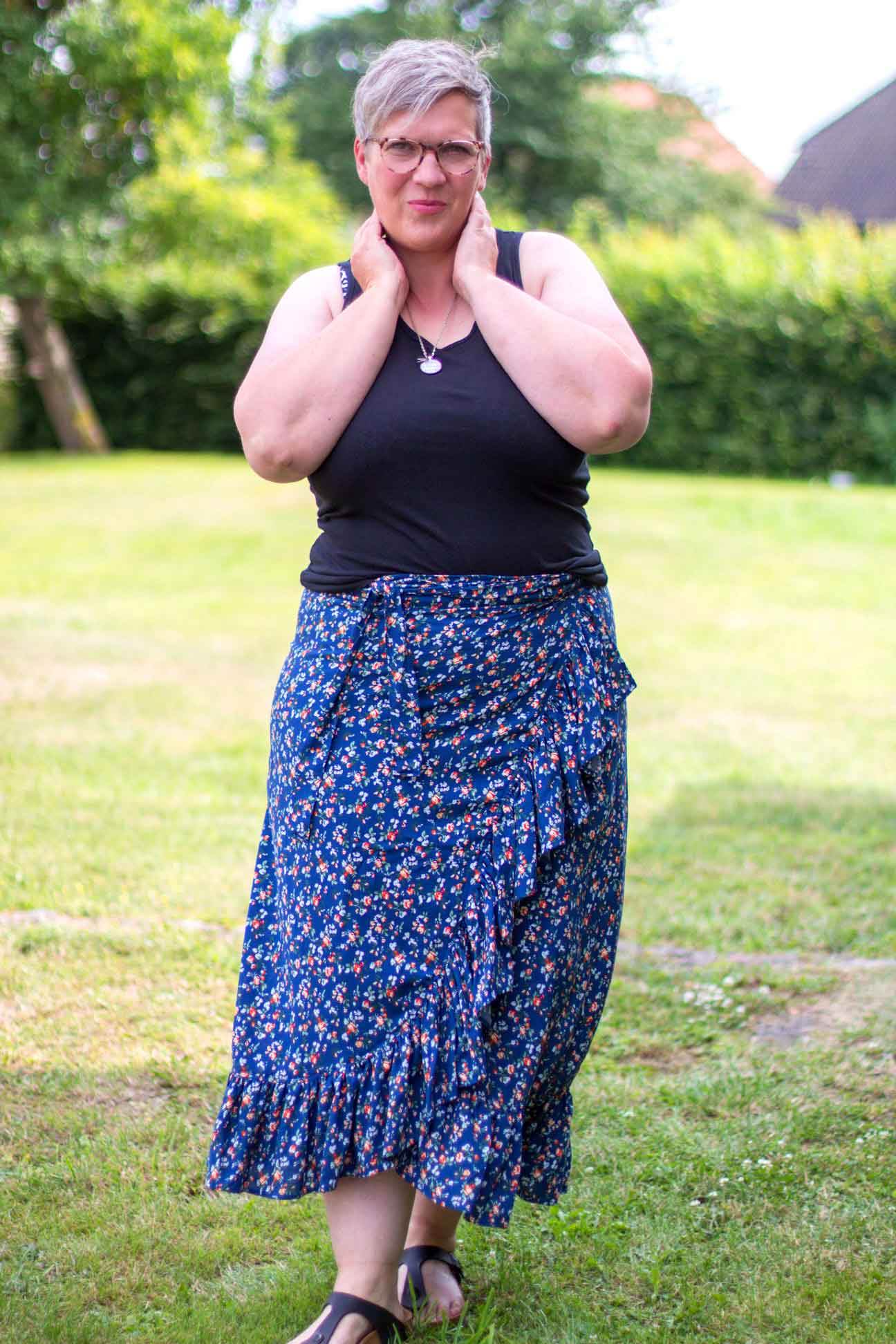 Schnittmuster Wickelrock PITANGA (34-58) - Sewando