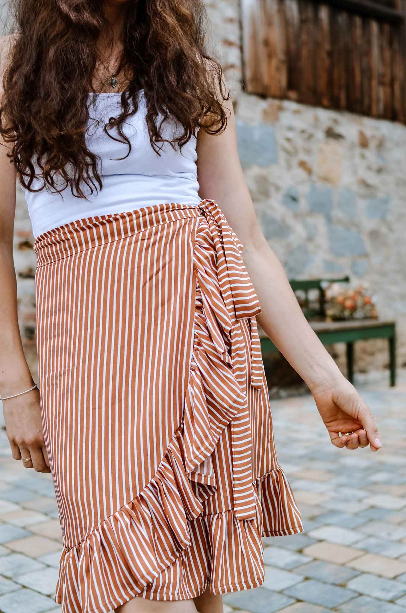 Schnittmuster Wickelrock PITANGA (34-58) - Sewando