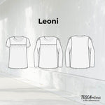 Schnittmuster Shirt Leoni Gr. 34-54 für Nähanfänger - Sewando