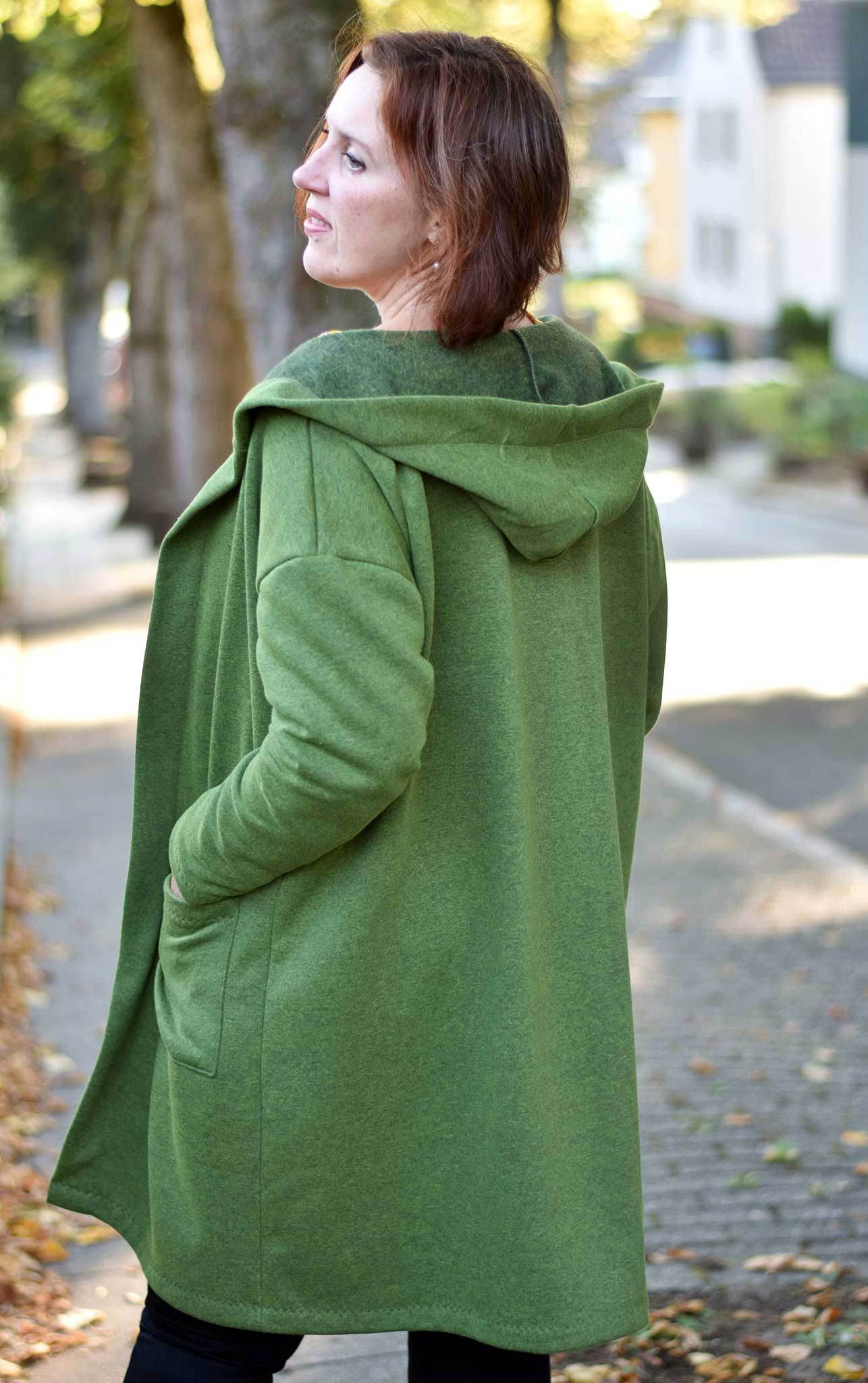 Schnittmuster Wollmantel Strickmantel DOMINGO (34-58) - Sewando