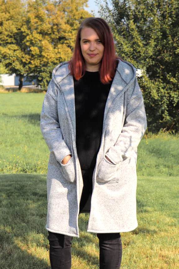 Schnittmuster Wollmantel Strickmantel DOMINGO (34-58) - Sewando