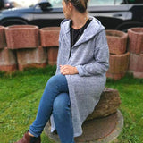 Schnittmuster Wollmantel Strickmantel DOMINGO (34-58) - Sewando