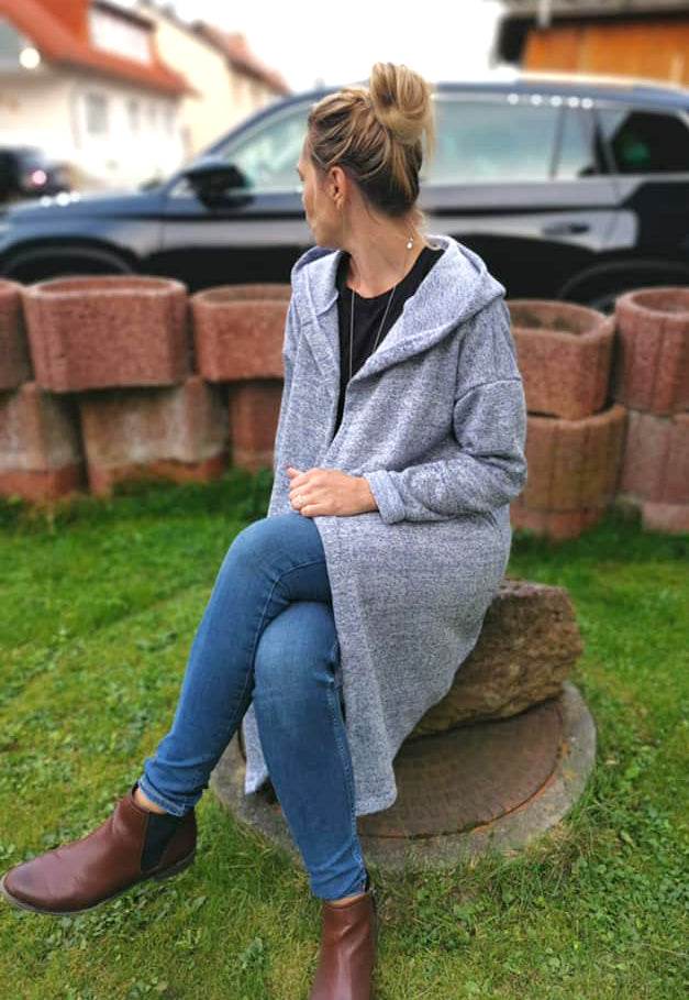 Schnittmuster Wollmantel Strickmantel DOMINGO (34-58) - Sewando