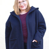 Schnittmuster Wollmantel Strickmantel DOMINGO (34-58) - Sewando