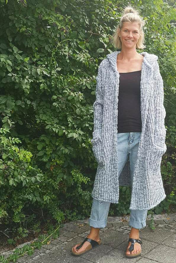 Schnittmuster Wollmantel Strickmantel DOMINGO (34-58) - Sewando