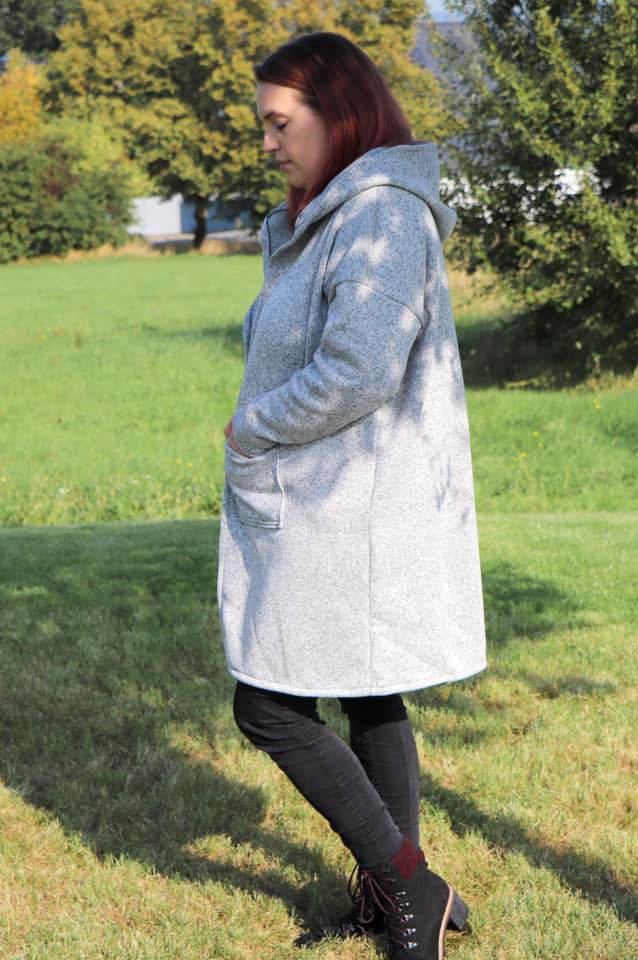 Schnittmuster Wollmantel Strickmantel DOMINGO (34-58) - Sewando