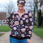 Schnittmuster Sweatjacke „Göttin des Frühlings“ Damen Gr. 32 - 62 - Sewando