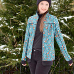 Schnittmuster Sweatjacke „Göttin des Frühlings“ Damen Gr. 32 - 62 - Sewando