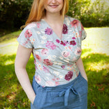 Schnittmuster Top in Wickeloptik LONDRA (34-56) : - Sewando