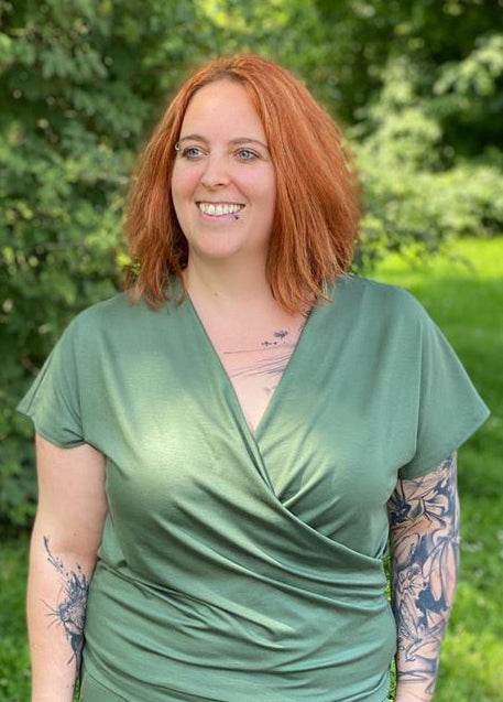 Schnittmuster Top in Wickeloptik LONDRA (34-56) : - Sewando