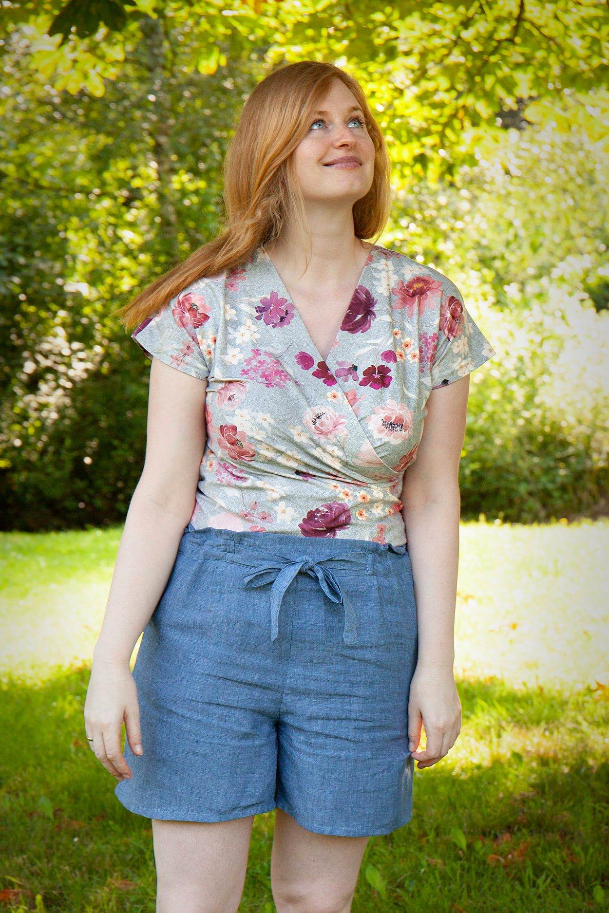 Schnittmuster Top in Wickeloptik LONDRA (34-56) : - Sewando