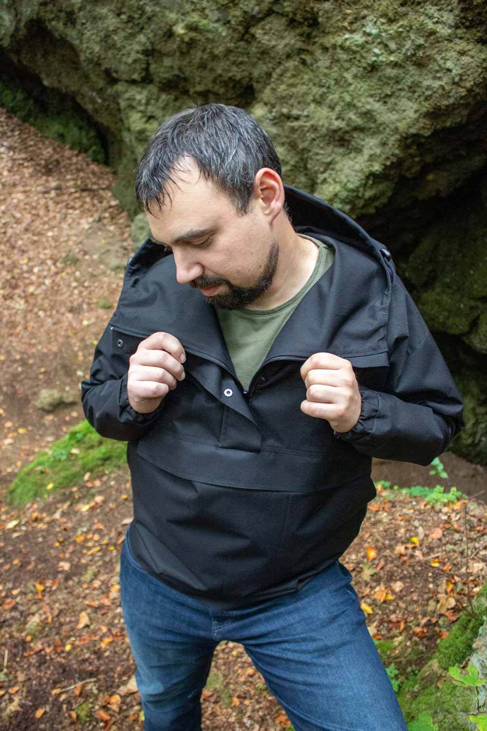 Schnittmuster Windbreaker „Flüstern des Waldes“ Herren Gr. 44 - 64 - Sewando