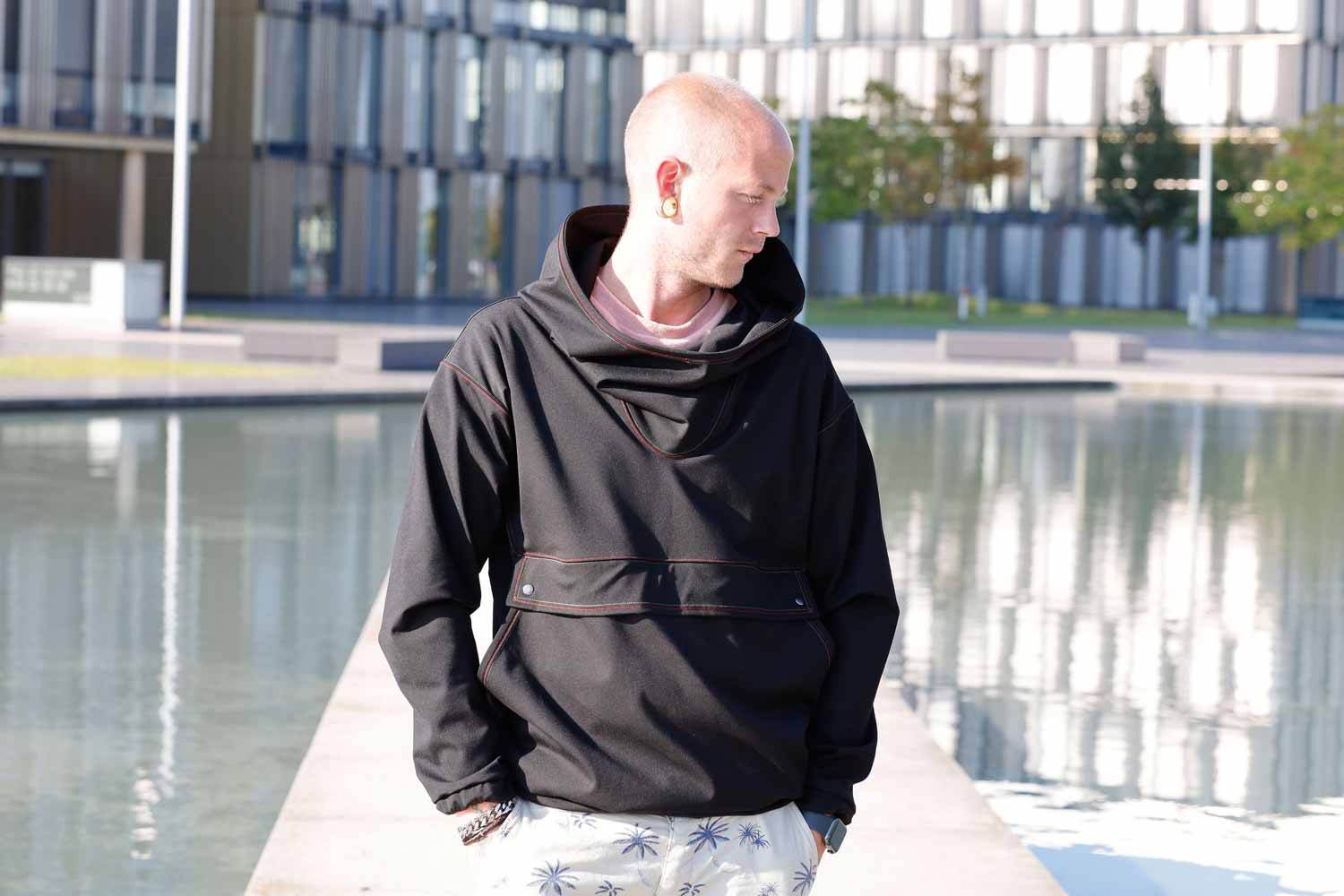 Schnittmuster Windbreaker „Flüstern des Waldes“ Herren Gr. 44 - 64 - Sewando