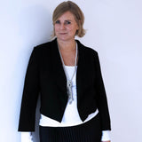 Schnittmuster kurzer Jersey Blazer LILIA (34-58) - Sewando