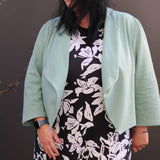 Schnittmuster kurzer Jersey Blazer LILIA (34-58) - Sewando
