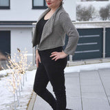 Schnittmuster kurzer Jersey Blazer LILIA (34-58) - Sewando