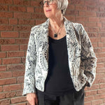 Schnittmuster kurzer Jersey Blazer LILIA (34-58) - Sewando