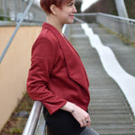 Schnittmuster kurzer Jersey Blazer LILIA (34-58) - Sewando