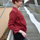 Schnittmuster kurzer Jersey Blazer LILIA (34-58) - Sewando