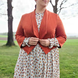 Schnittmuster kurzer Jersey Blazer LILIA (34-58) - Sewando