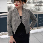 Schnittmuster kurzer Jersey Blazer LILIA (34-58) - Sewando