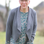 Schnittmuster kurzer Jersey Blazer LILIA (34-58) - Sewando