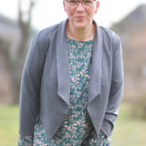 Schnittmuster kurzer Jersey Blazer LILIA (34-58) - Sewando