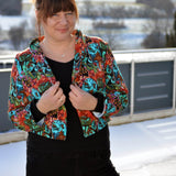 Schnittmuster kurzer Jersey Blazer LILIA (34-58) - Sewando