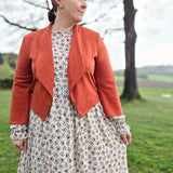 Schnittmuster kurzer Jersey Blazer LILIA (34-58) - Sewando