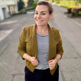 Schnittmuster kurzer Jersey Blazer LILIA (34-58) - Sewando