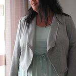 Schnittmuster kurzer Jersey Blazer LILIA (34-58) - Sewando