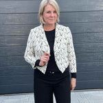 Schnittmuster kurzer Jersey Blazer LILIA (34-58) - Sewando